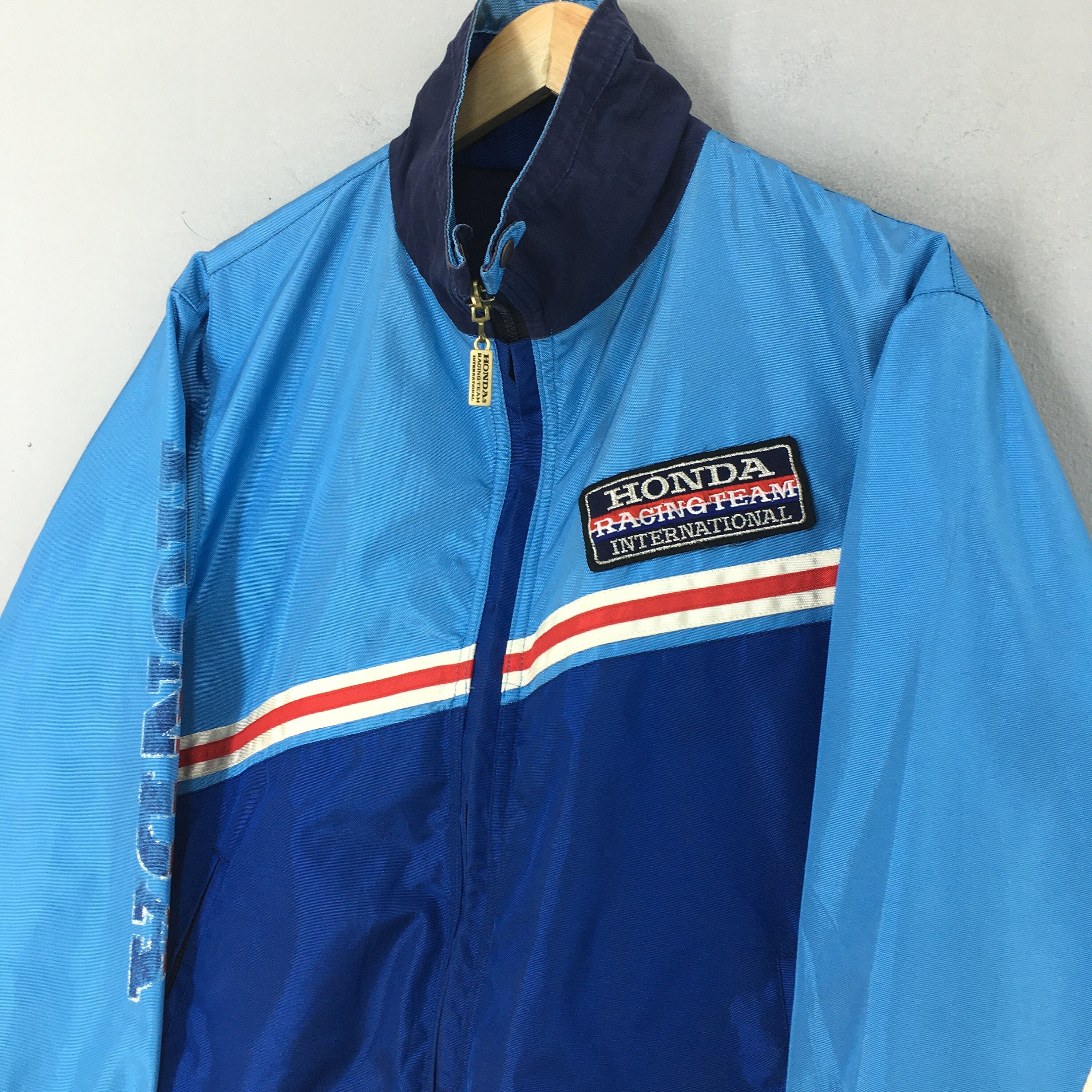 90s HONDA Racing Jacket XLサイズ rare Vintage 90's HRC Honda Racing Team Jacket Red White