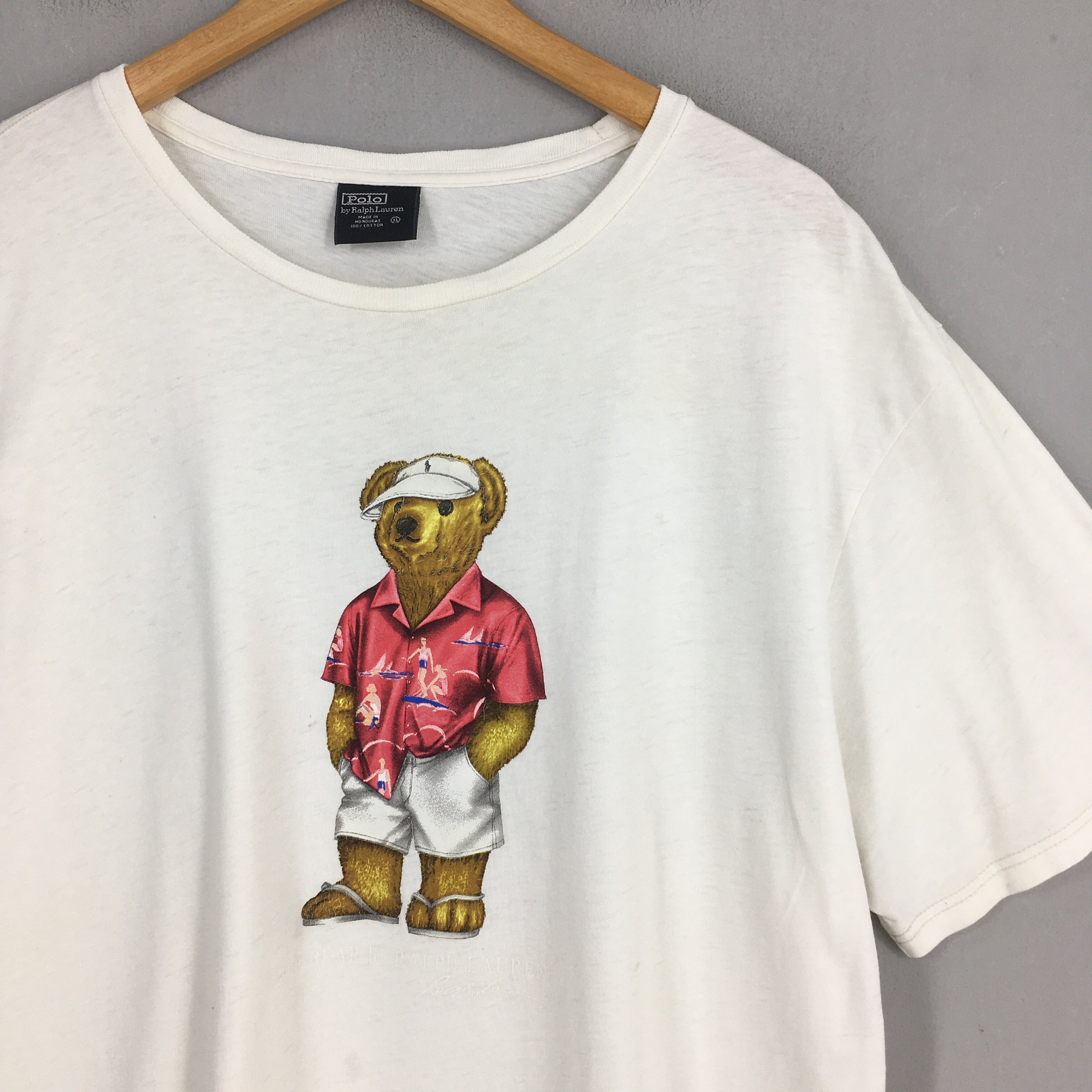 Vintage Polo Bear Ralph Lauren Hawaii Beach Wear T Shirt