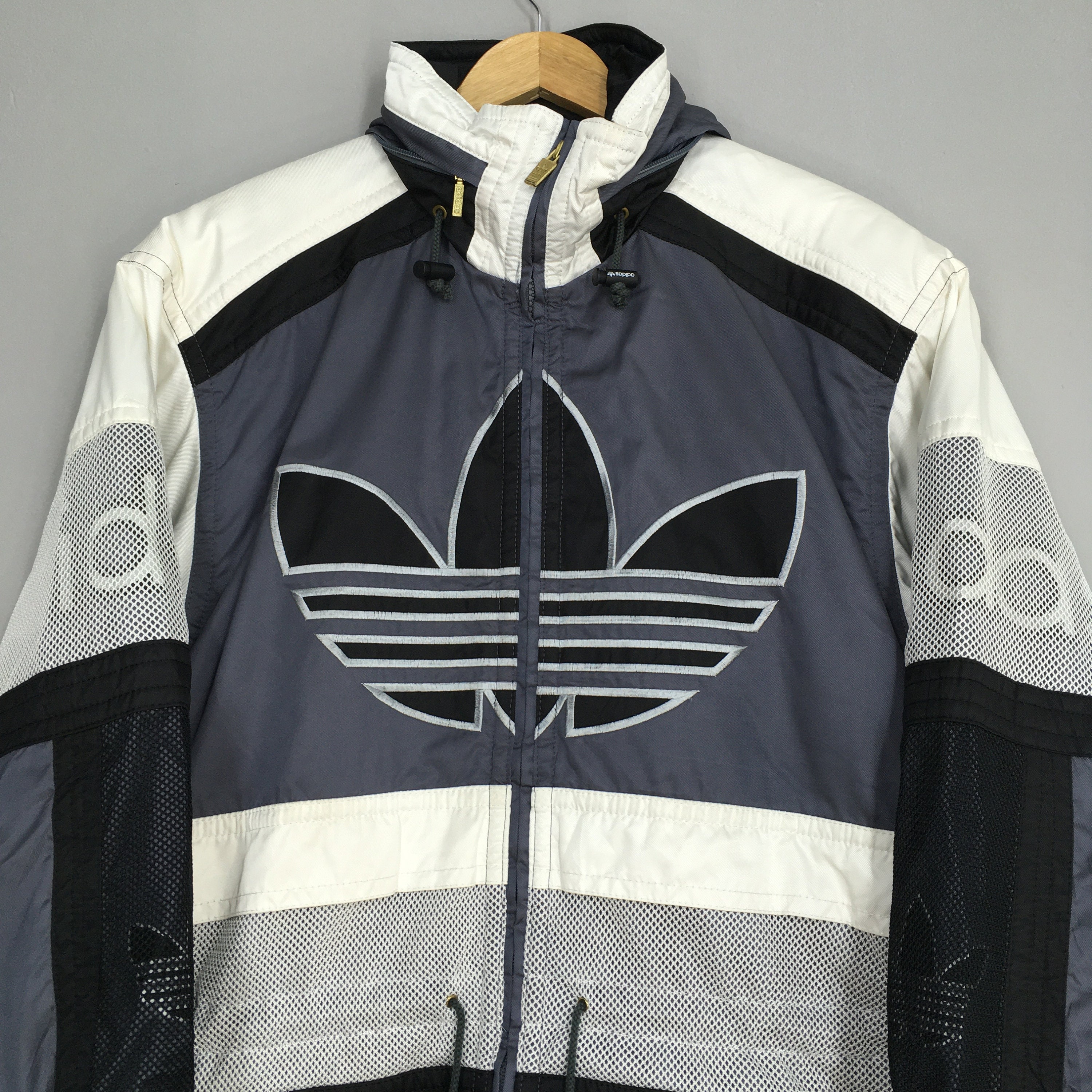 Vintage 90's Adidas Bomber Jacket Medium Adidas Trefoil - Etsy