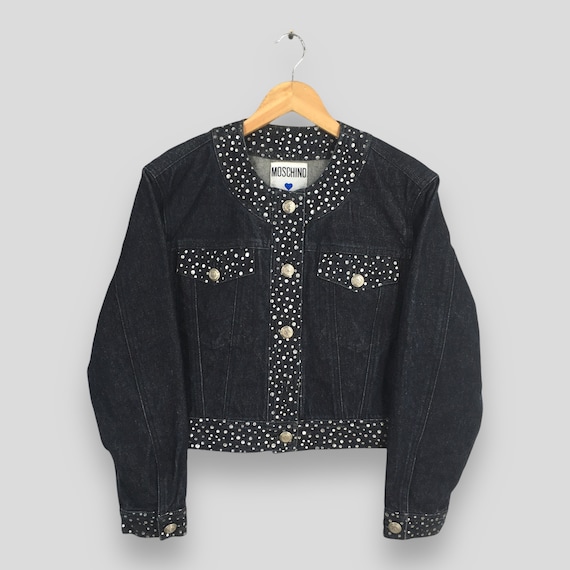 Vintage Moschino Jeans Women Cropped Jacket Xsmall 90s
