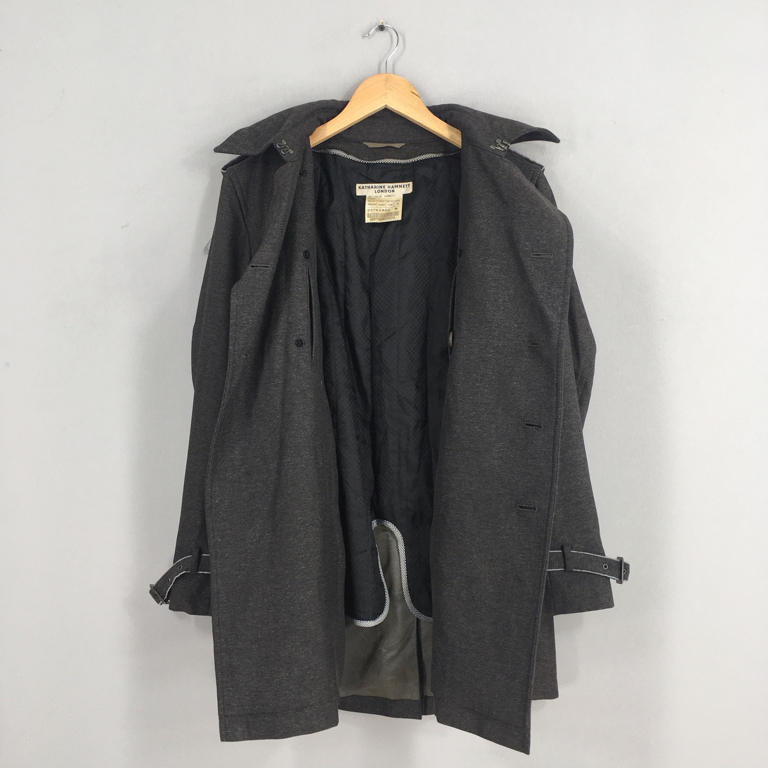 Vintage Katharine Hamnett London Women Long Jacket Medium