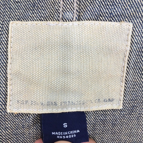 Vintage Gap Denim Worker Chore Jacket Small Workw… - image 7