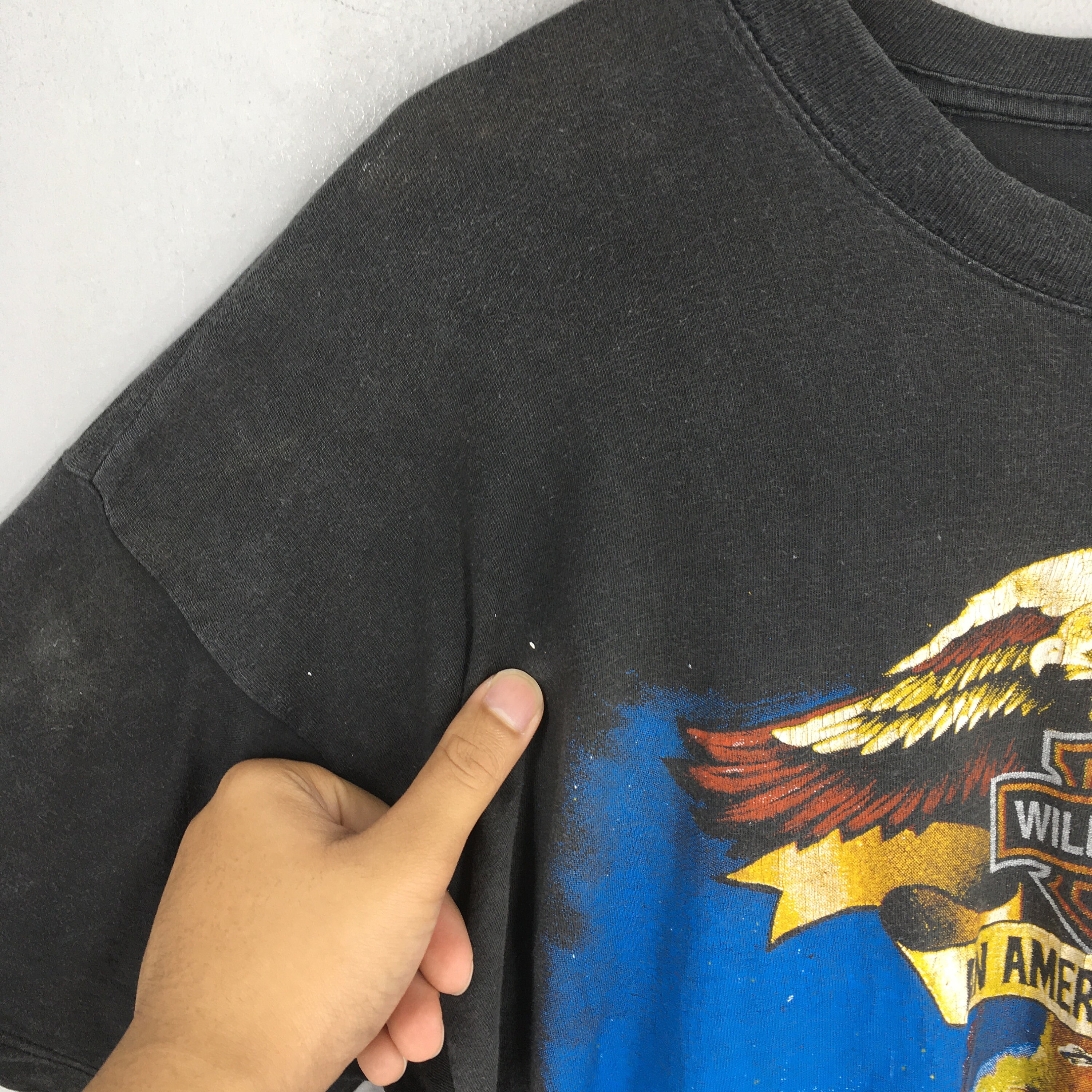 Vintage 90's Harley Davidson Wild Angels Black T Shirt Xlarge