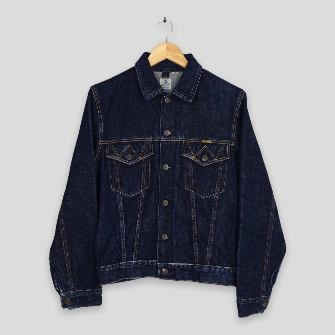 Vintage 80's Wrangler Blue Bell Trucker Denim Jacket Medium