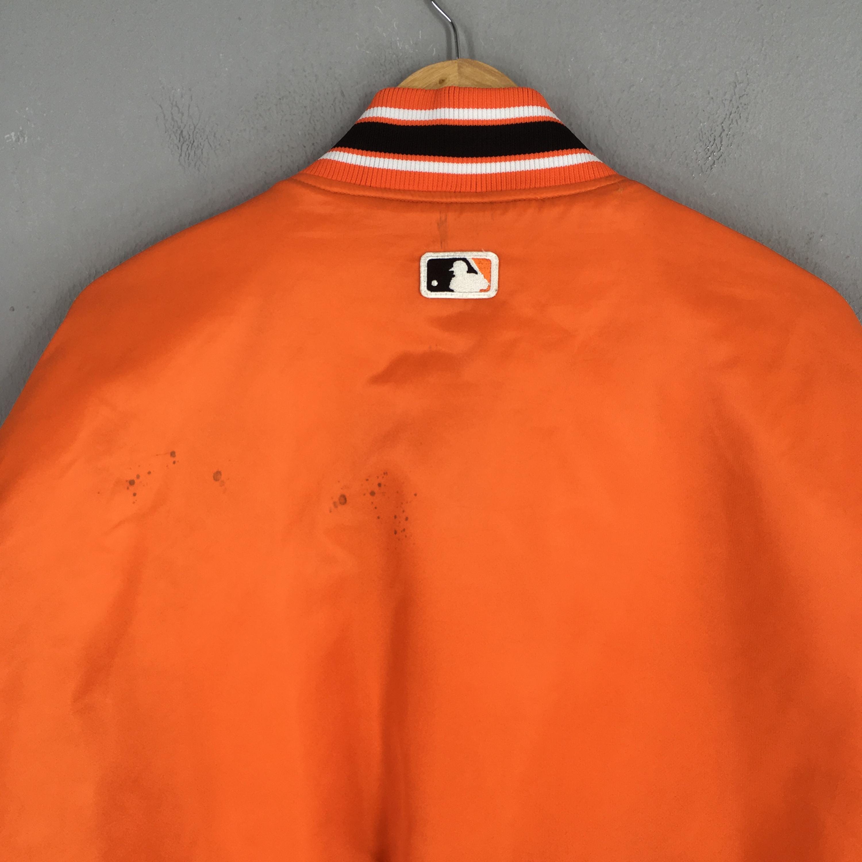 Vintage 90s Baltimore Orioles MLB Satin Jacket Large Baltimore