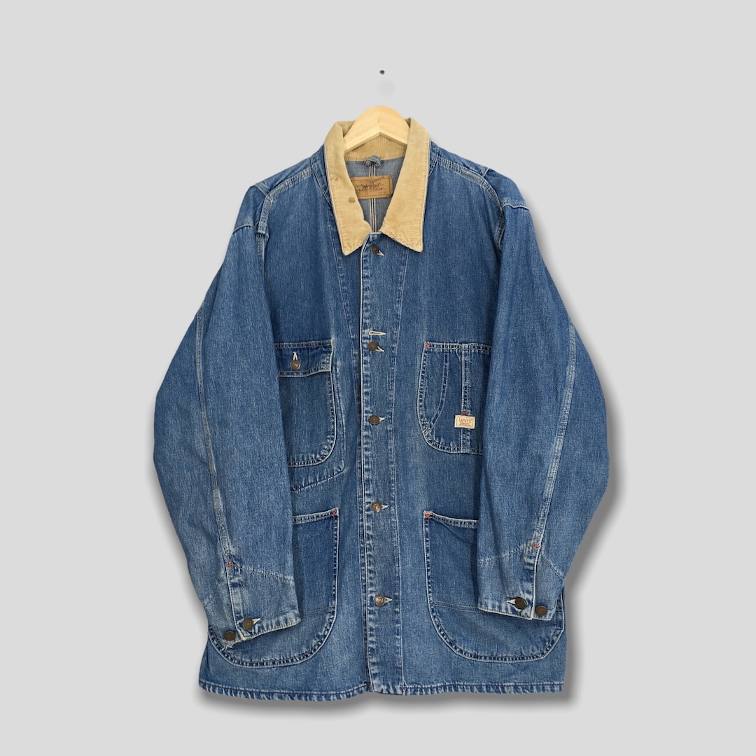 ジャケット・アウター Ameri VINTAGE DENIM WORK LONG COAT Ameri（アメリ）の「DENIM WORK LONG COAT（デニムジャケット