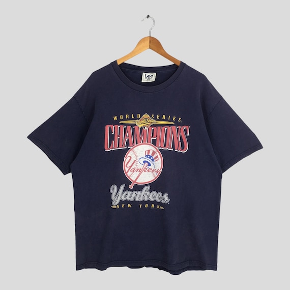 ヴィンテージ 90年代 ニューヨーク ヤンキース MLB ブルー Tシャツ XL 