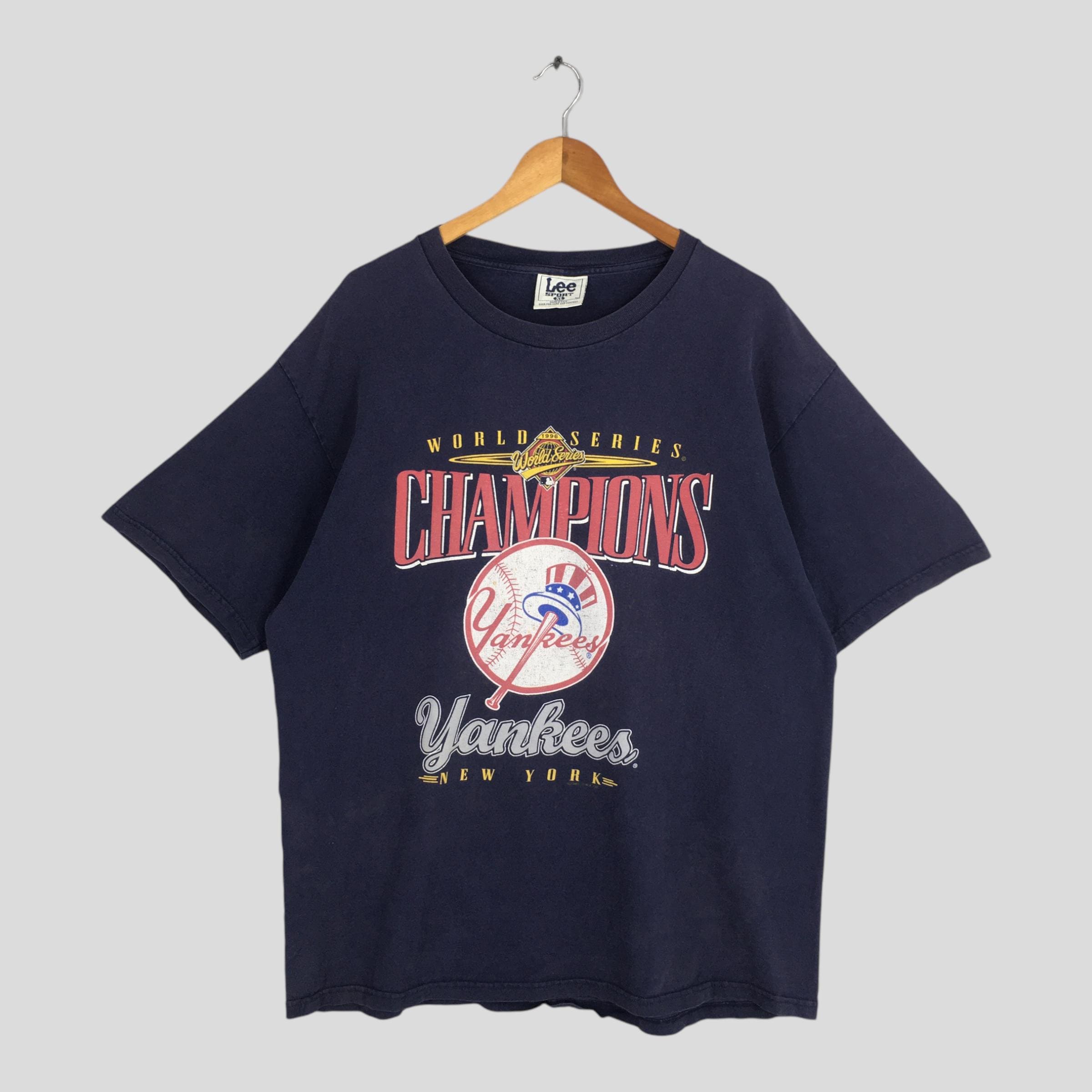 Vintage 90s New York Yankees MLB Blue T Shirt Xlarge New York