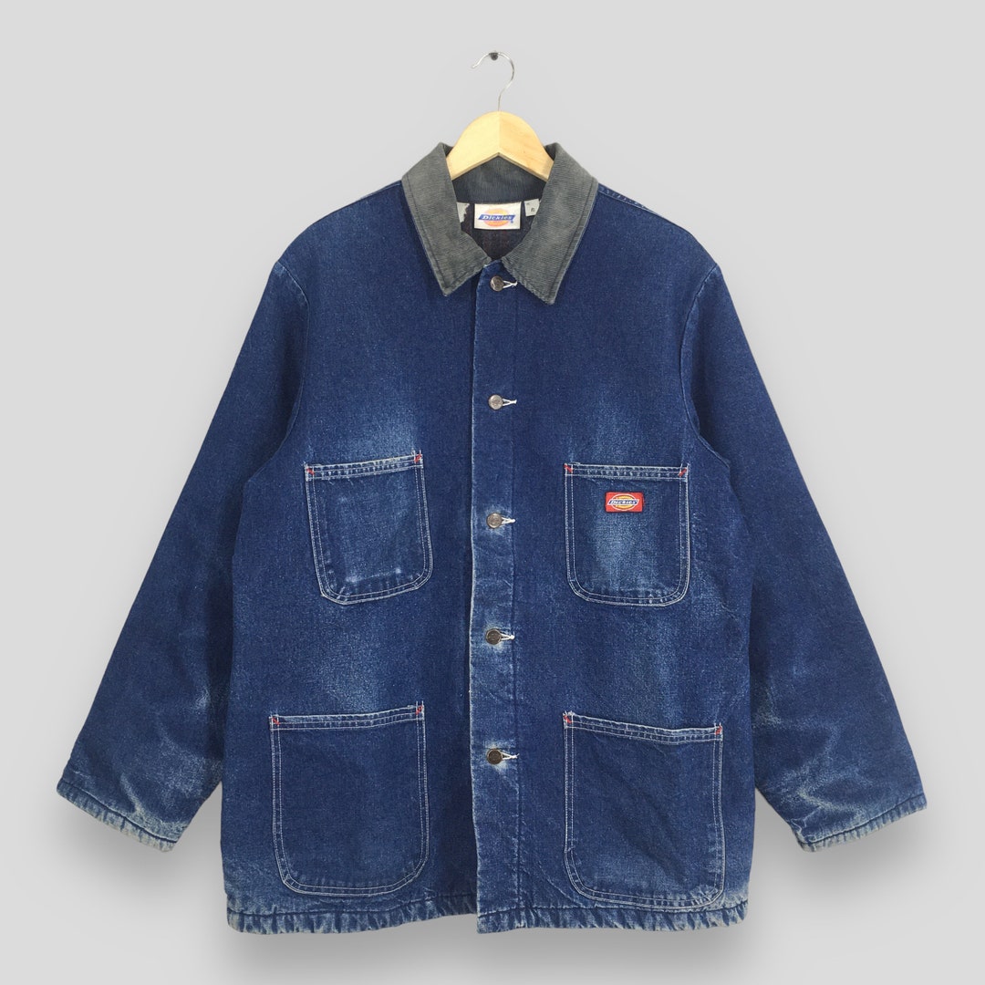 Dickies denim coat 古着 Vintage Dickies Denim Barn Work Coat Jacket Size Large Aztec