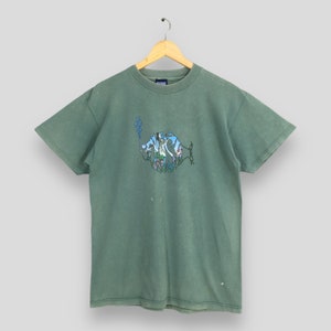 Vintage 80s Phish American Rock Band T shirt Medium Phish New Years Eve 2000 Punk Rock Concert Tour Phish Rock Green Tee Size M