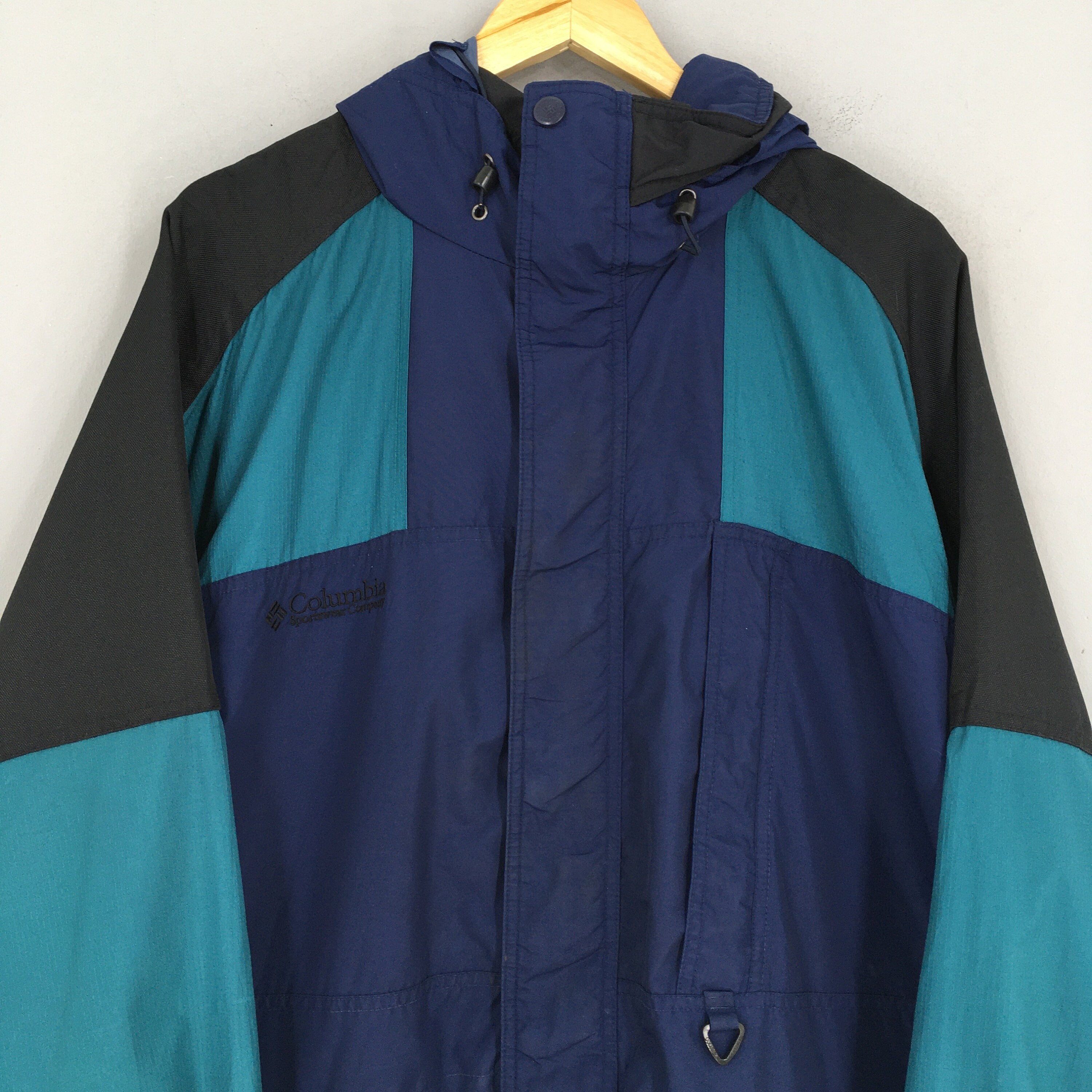 Columbia Windbreaker Men Jacket Large Vintage 90's Etsy UK