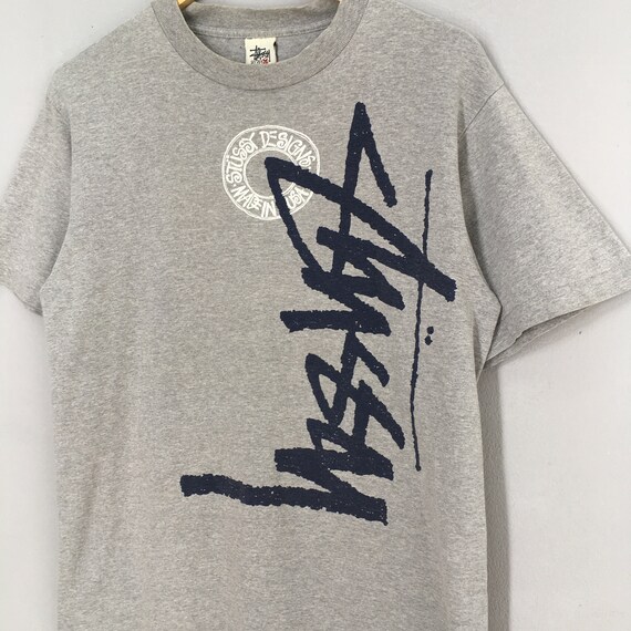 Vintage 90's Stussy Usa Spell Out T shirt Medium … - image 4