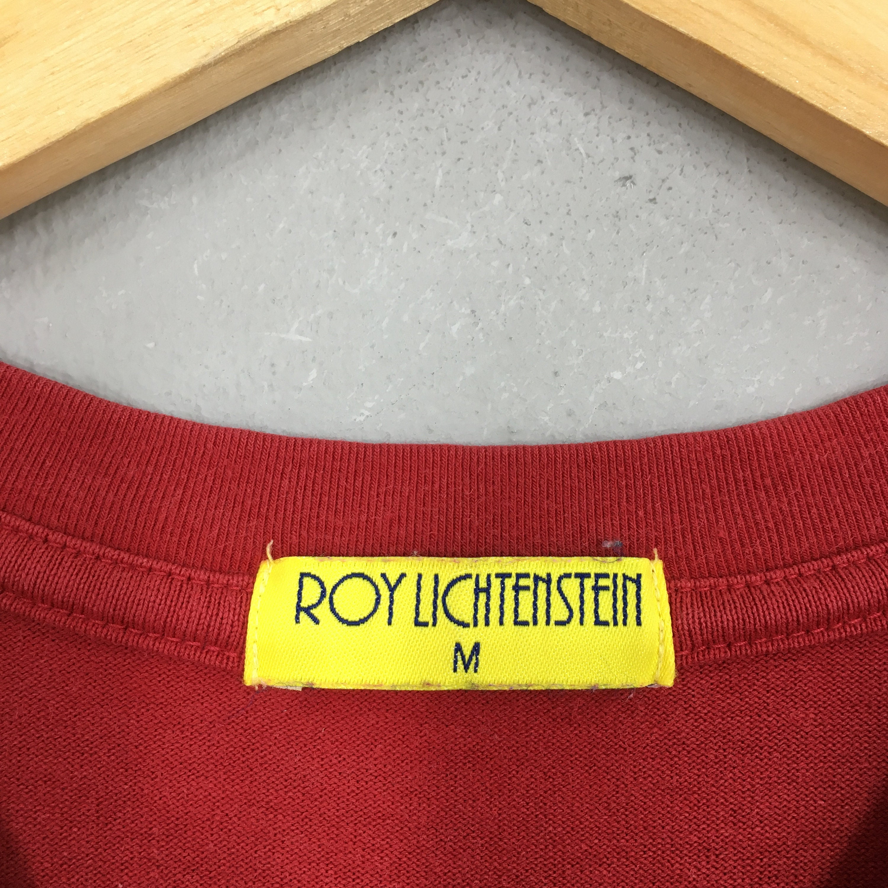 Vintage Roy Lichtenstein Drowning Girl 1963 Artwork T Shirt Large 