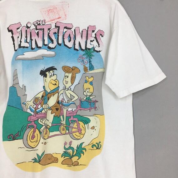 Vintage 90s the Flintstones American Sitcom Tshirt Medium 90s Fred  
