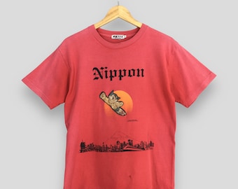 Vintage Astro Boy Nippon Japanese Anime Red T shirt Medium 90's Manga Akira Astro Boy Osamu Tezuka Astro Boy Anima Robot Tee Size M