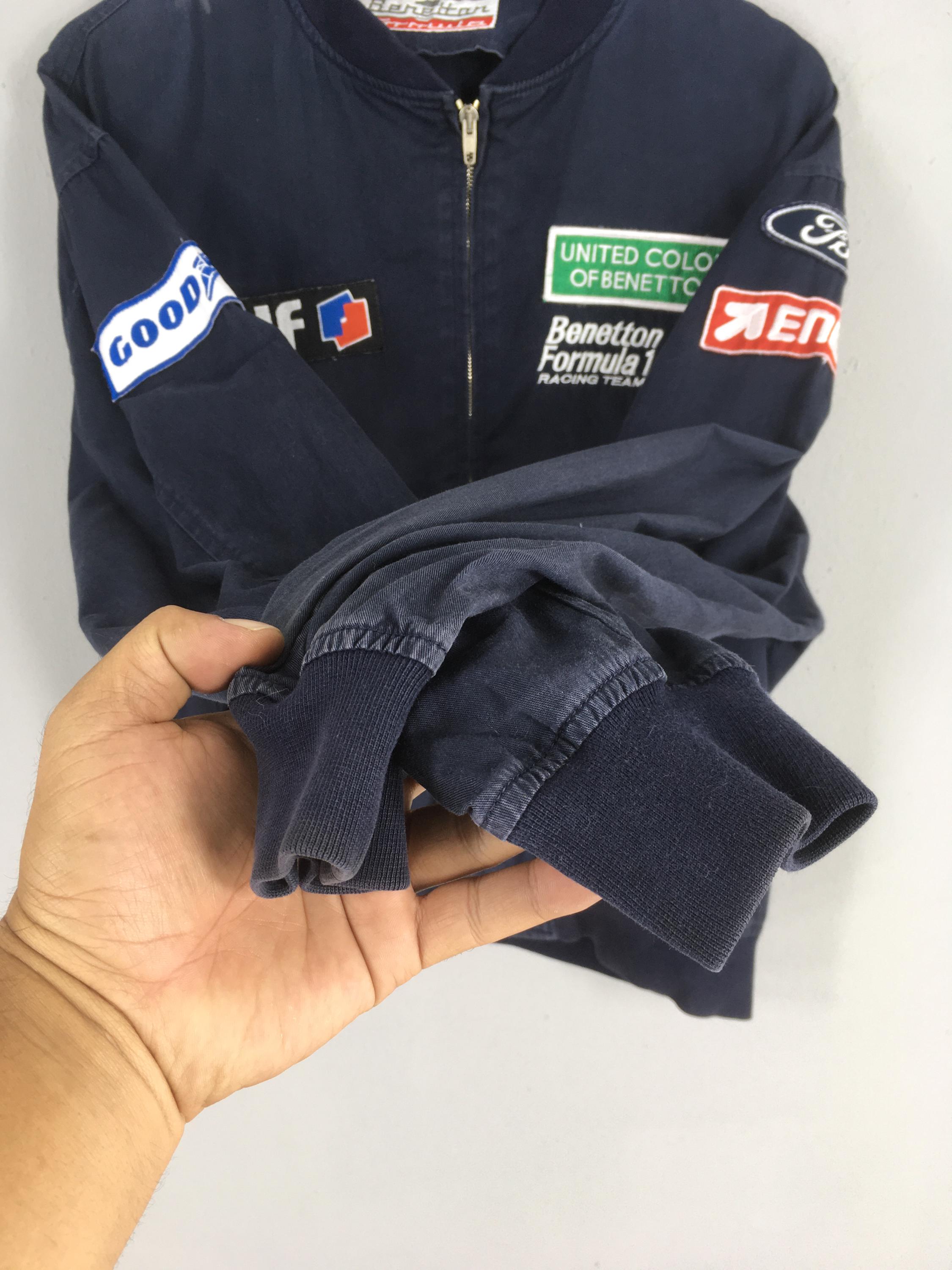 Vintage Benetton Mild Seven Formula 1 Embroidered Jacket Large F1