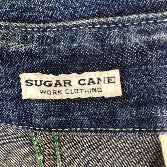 Vintage Sugar Cane Workers Denim Japan Jacket Lar… - image 7