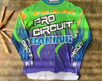 Vintage 1993 Axo Racing Multicolor Jersey Medium Axo Racing