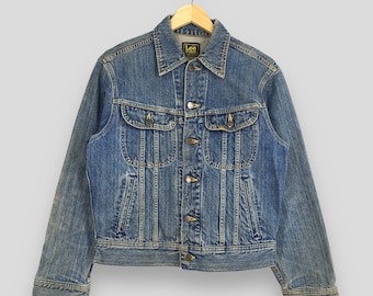 Vintage 1970s 1980s Lee 101 Storm Rider Denim Jacket Made in