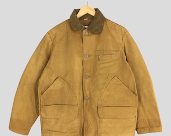 80s Dickies ブラウンワークジャケット Vintage 80s Dickies Worker Brown Denim Jacket Medium Dickies