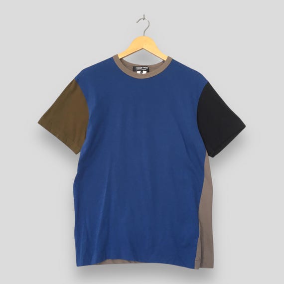 Comme des Garçons, Vintage Comme Des Garcons Plain Multicolor T shirt Large Comme Des Garcons Home Deux Shirt CDG 2000s Comme des Rei Kawakubo Cotton Tee L