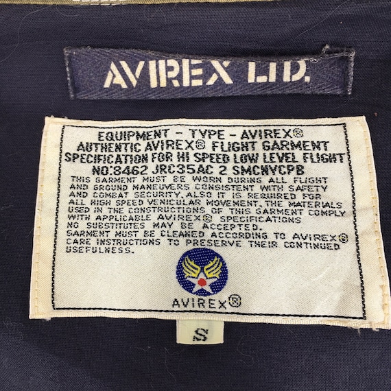 Vintage Avirex Usa Army Air Force Bomber Jacket S… - image 8