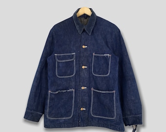 XL XXL / 1960s Deadstock Blue Bell Chore Jacket / Workwear