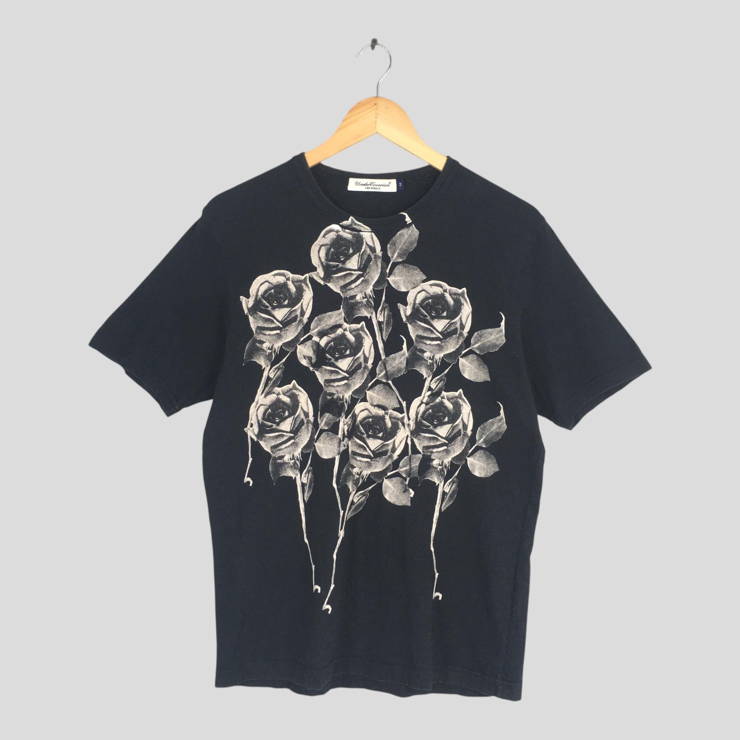 Vintage Undercover Japan Tshirt Small Undercover Roses Printed