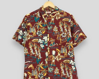 90's 日本製 A Bathing Ape HAWAII シャツ ヴィンテージ 90年代 ハワイアン パイナップル アロハ トロピカル