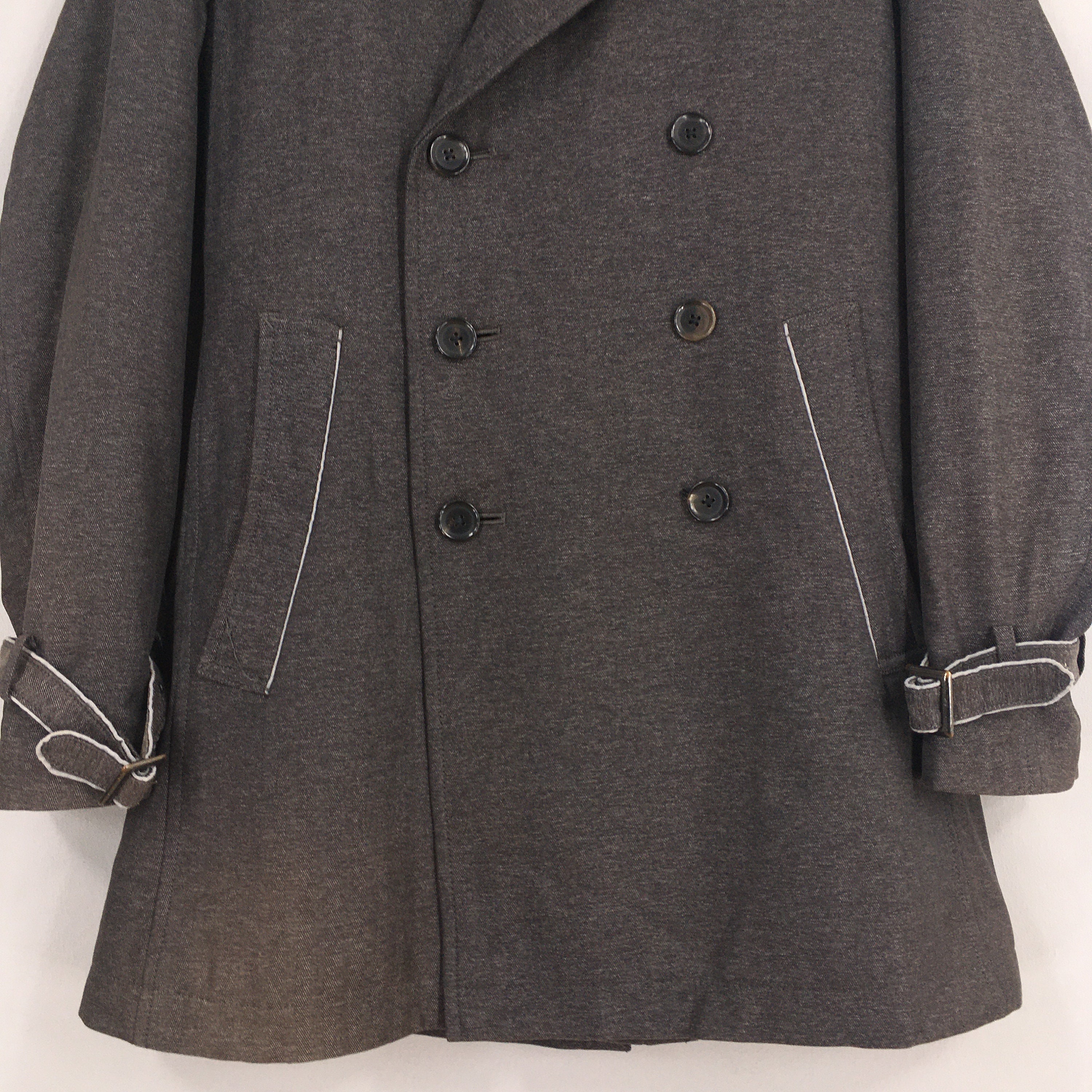 Vintage Katharine Hamnett London Women Long Jacket Medium