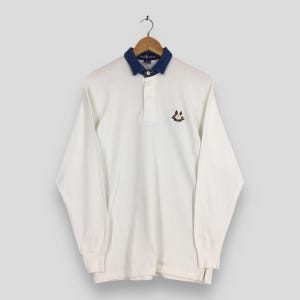 Vintage 90's Polo Ralph Lauren Cross Flag Embroidery Logo Shirt