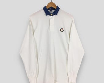 VTG POLO Ralph Lauren Cross Flag 1967 1988 Embroidery Pockets Logo
