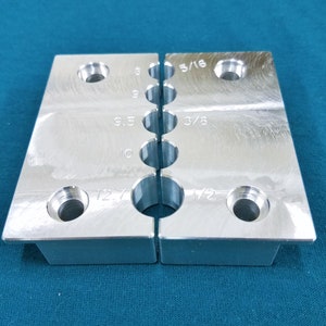 Shaft Clamp/Vise block- for Fox, Rockshox, DVO --Bike Suspension Rod Holder -Fork-Shock 8mm, 9mm, 3/8&quot;/9.5mm, 10mm, 1/2&quot;/12.7mm