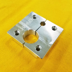 Abrazadera de tornillo de banco 27,35 para cabeza de sello de cargador RockShox --- Bloque de tornillo de banco de mordaza suave para Pike, Yari, Lyric, Boxxer Sealhead Service/Rebuild Tool