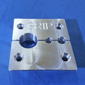 Vise clamp for Fox Grip/Grip2 Damper Assembly -- Fork rebuild tools same fit as # 803-01-324 Shaft- soft clamp/vise block with 10mm/22.6mm
