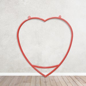 Heart Lyra Hoop Aerial, Circus Skills Equipment, Aerial Dance Props, Gymnastics Accessory, Circus Supply, USA national gymnastics day gift