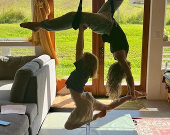 Black Aerial Trapeze Static, White Circus Trapeze, Red Trapeze, Home Acrobatic Activities, Aaerial Props Workout, Aerial Gymnastics