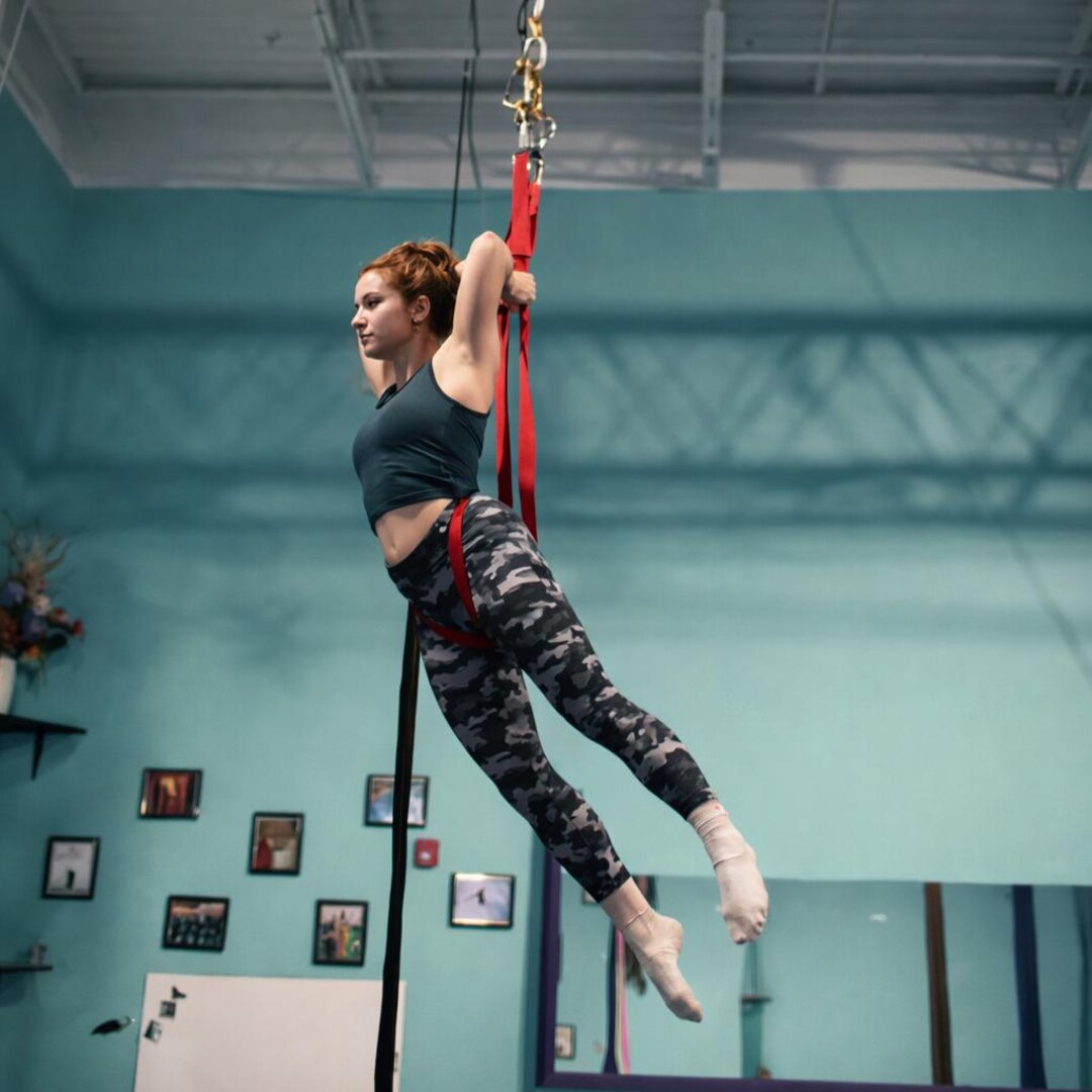 Loop Acrobatic Aerial Straps Loops for Acrobatics, Circus Training Equipment, Aerial ...
