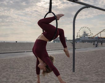 Aerial Hoop Mini Lyra for Home Training, Circus Equipment for Fitness Practice and Performance