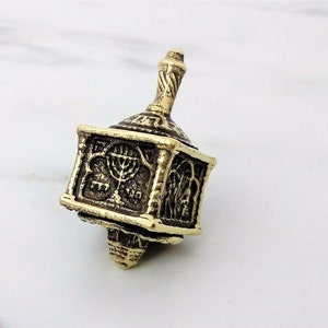 Dreidel, Spinning Top, Hanukkah Gift, Hanukkah Dreidel, Vintage Judaica, Hanukkah Game, Jewish Holiday Gift, Handmade Gift, Jewish Art
