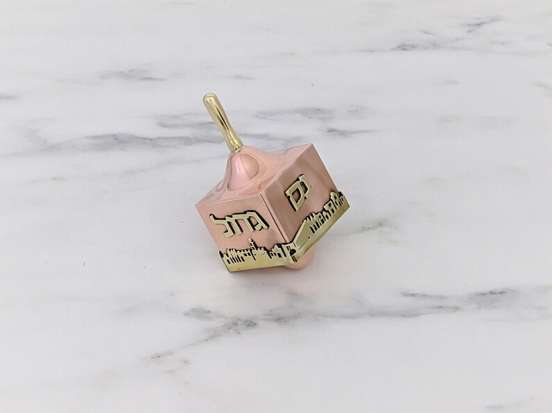 Dreidel Jewish Hanukkah gift Spinning Top Hanukkah Dreidel Etsy