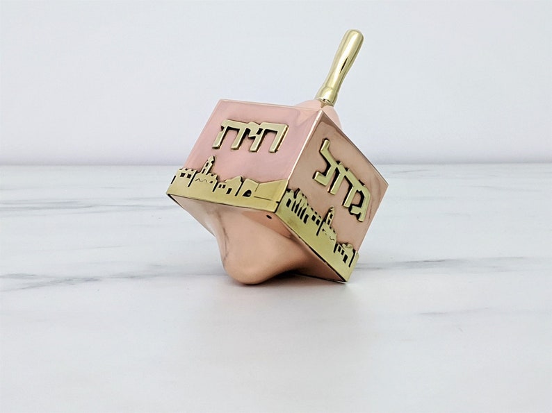 Dreidel Jewish Hanukkah gift Spinning Top Hanukkah Dreidel Etsy
