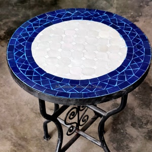 Mosaic table, Moroccan table, Moroccan mosaic table, mosaic garden table, mosaic coffee table, outdoor furniture, new home gift, home decor.