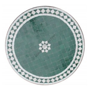 Explore our Moroccan table: Mosaic, Tile, Round table. Ideal for Gardens, Patios, and Outdoor Dining. Bring Moroccan Charm to Your Home!
