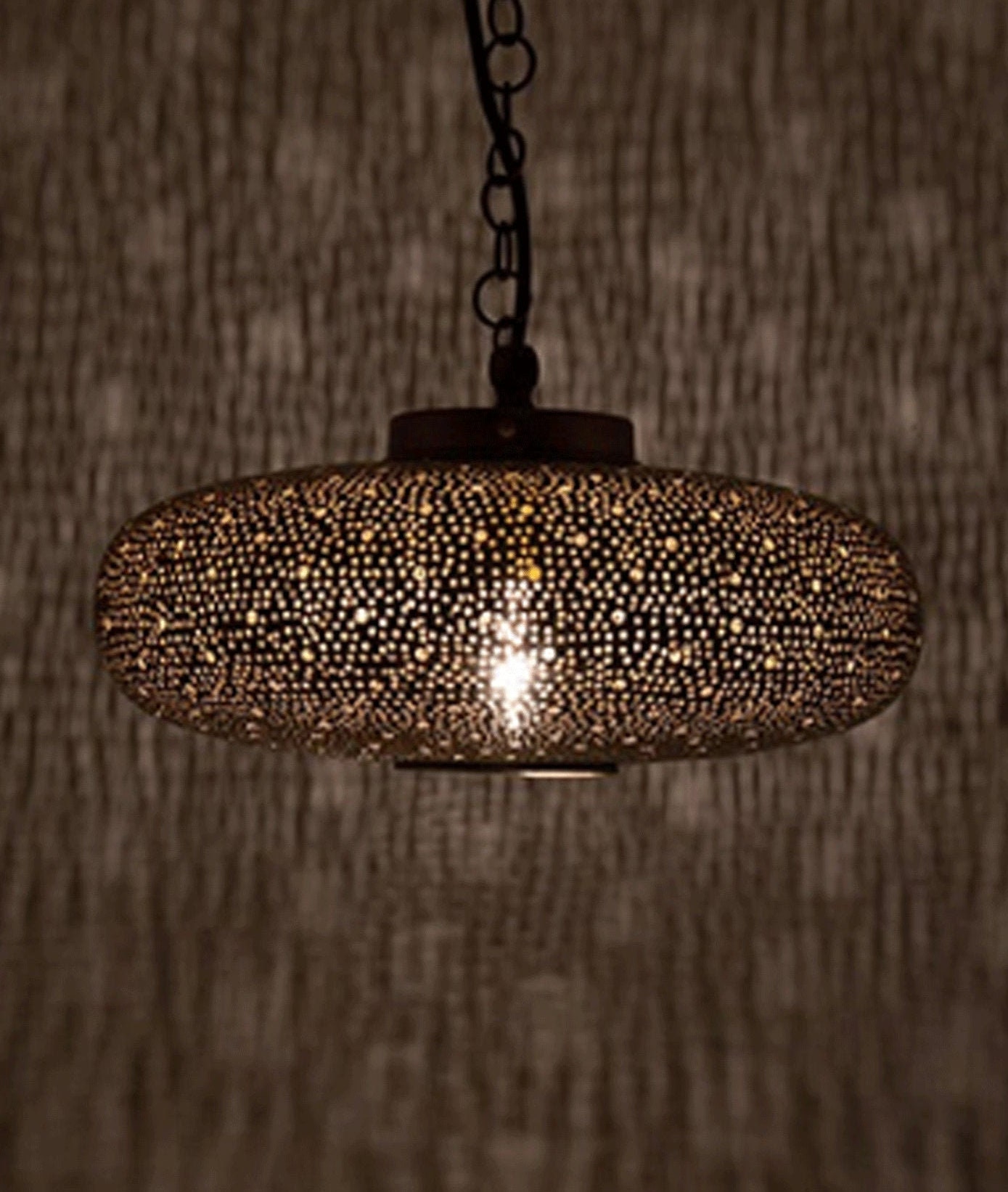Moroccan Light Fixture Lamp Moroccan Pendant Light Brass | Etsy