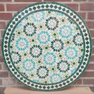 Transform Your Backyard Oasis, Moroccan Mosaic Table | Bistro Table | Garden Table | Round Table | Mosaic Outdoor Table | Round Table.