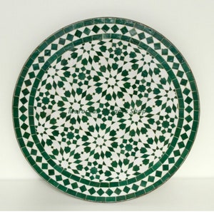 Style Your Patio: Handcrafted Outdoor Table, New Moroccan Mosaic Table, Round table, Moroccan Outdoor/ Indoor table, Mosaic Round Table.