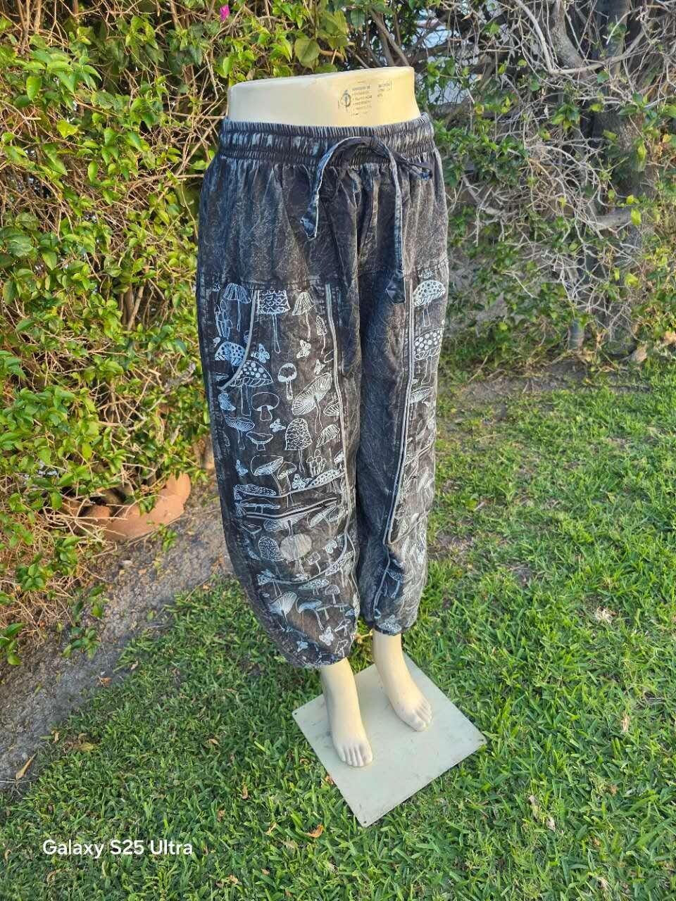Stone Washed Pants - Etsy