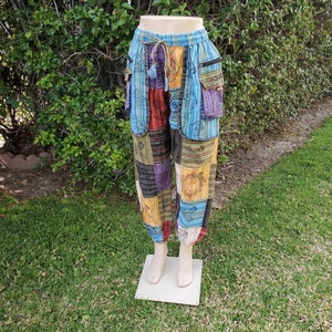 boho Hippie Patchwork Pants