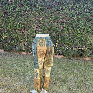 Boho Hippie Patchwork Pants - Etsy